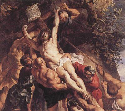 Peter Paul Rubens The Raishing of the Cross (mk01) Spain oil painting art